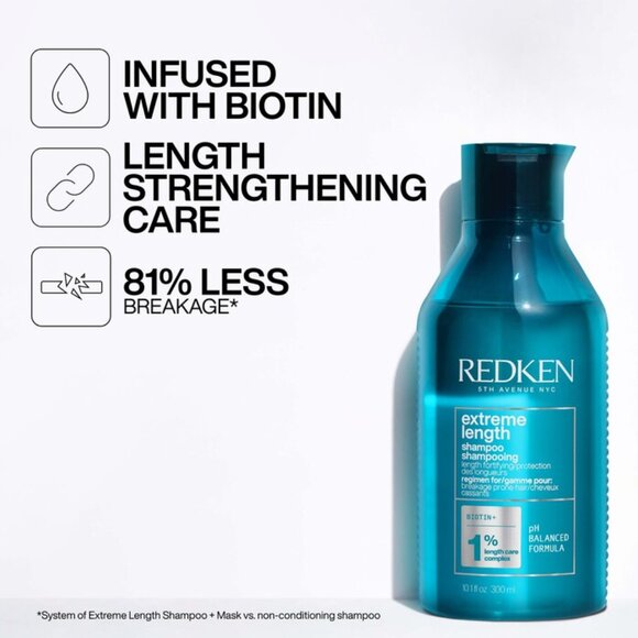 REDKEN EXTREME LEGNTH SHAMPOO AND CONDITIONER SET - Picture 3 of 3